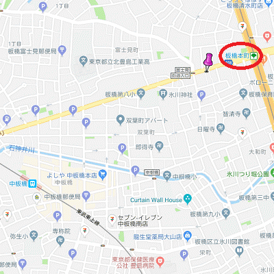 グッドステイ板橋本町駅前クレヴィスタ■『25平米・駅2分・独立洗面・浴室乾燥付』【ハイクラス】の物件地図