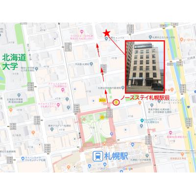 ノースステイ札幌駅前（無料WIFI完備）Fタイプの物件地図