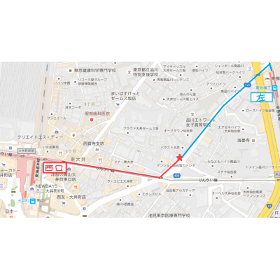 駅近×防音×築浅　Lotus南品川(ロータス南品川)個室タイプ　～品川・横浜・東京～乗り換えなしで出られます！！の物件地図