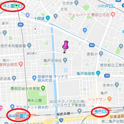 マンスリーリブマックス押上・亀戸天神前※『25平米』【独立洗面・浴室乾燥付】≪エクセレントシリーズ≫の物件地図