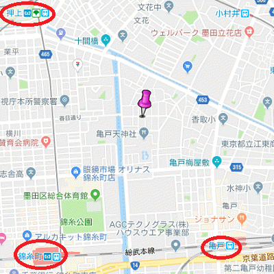 グッドステイ押上・亀戸天神前※『25平米』【ハイクラス】の物件地図