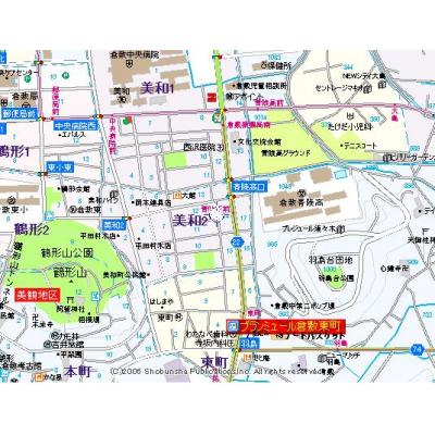 ★★ブランミュール倉敷東町（※禁煙）★★　【さくらマンスリー】倉敷中央病院徒歩圏内！ネット無料♪の物件地図