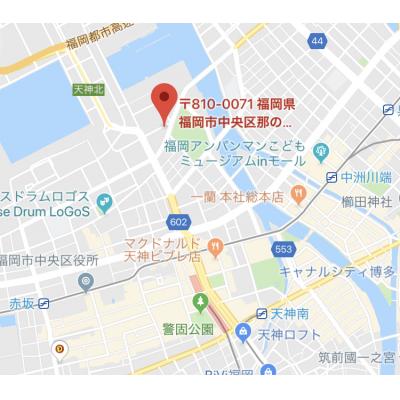 ピュアドームプログレッソ天神　Ａ　　の物件地図