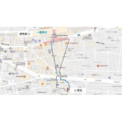 トータスマンスリー練馬Ｏ☆駅近！バス・トイレ別！Wi-Fi無料！の物件地図