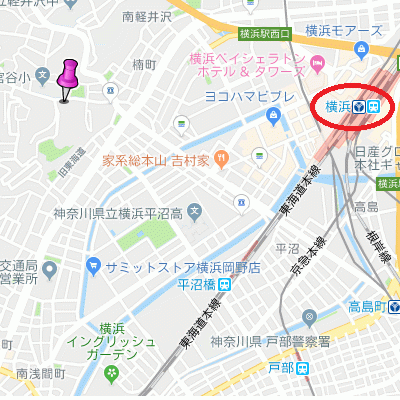 グッドステイ横浜浅間台シティ■【ハイクラス】の物件地図